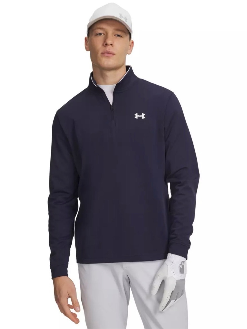 Men's Under Armour Matchplay Long Sleeve 1/4 Zip in Size M.  EUC